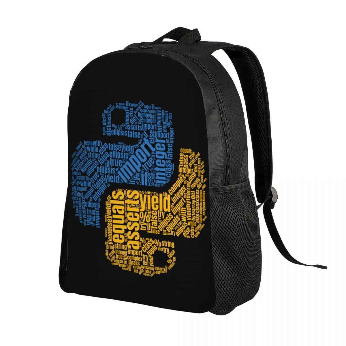 Python Programmers Travel Backpack Men Women School Laptop Bookbag Developer Coder College Student Daypack Bags