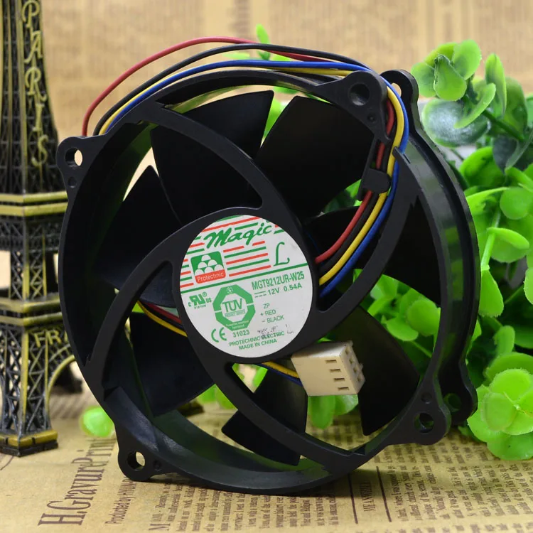 

MIGIC 9025 MGT9212UR-W25 12V 0.54A 4WIRES COOLING FAN 9 CM