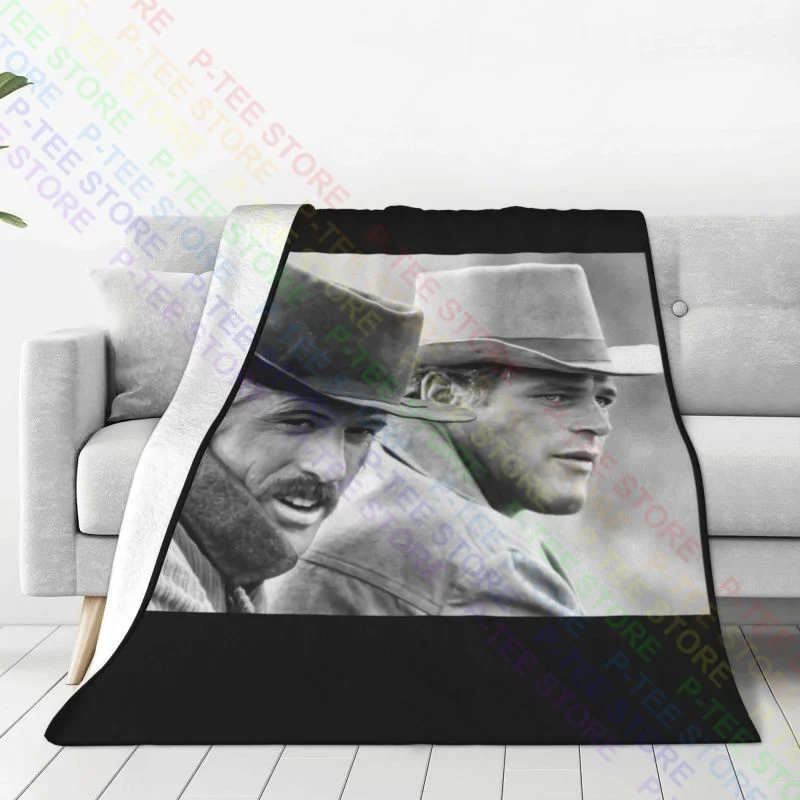 Robert Redford Butch Cassidy And The Sundance Kid Movie Fan Blanket Luxury Super Soft Bedding Travel