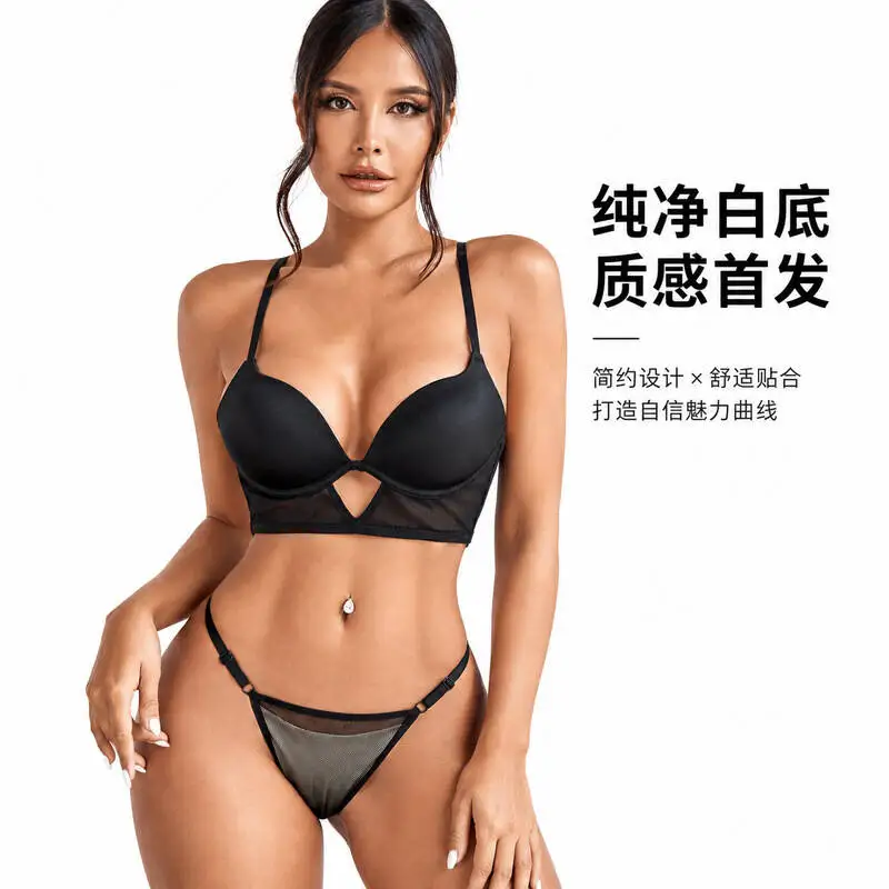 Woman Style Sexy Lingerie Beach Fashion Set Sexy Featuring Push Up Shaping Underwear Bra With Lightweight Breathable Mesh Panels
