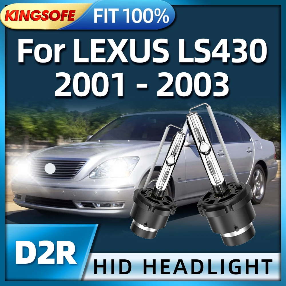 

KINGSOFE 6000K Single Beam Headlamp D2R Car Light HID Xenon Headlight Bulb 35W For LEXUS LS430 2001 2002 2003