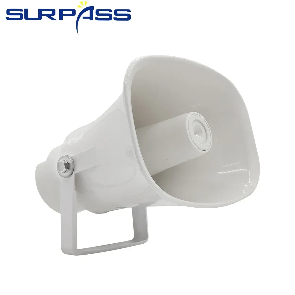 야외 방수 벽걸이 스피커, PA 시스템, 하이파이 스테레오 사운드 오디오, 정원 파티오 홈 수영장용 배경 음악, 15W