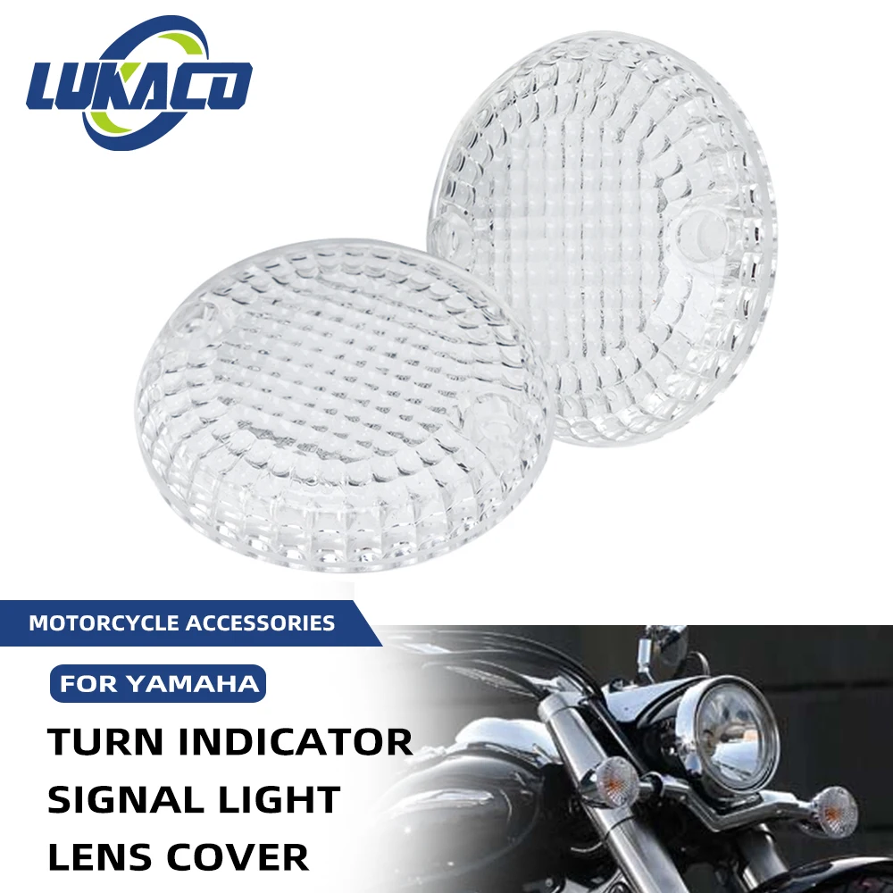 2Pcs Motorcycle Turn Signal Light Indicator Lens Cover Lamp Covers For Yamaha Bolt XVS950 XV950 XVS XV 950 R-Spec 2013-up