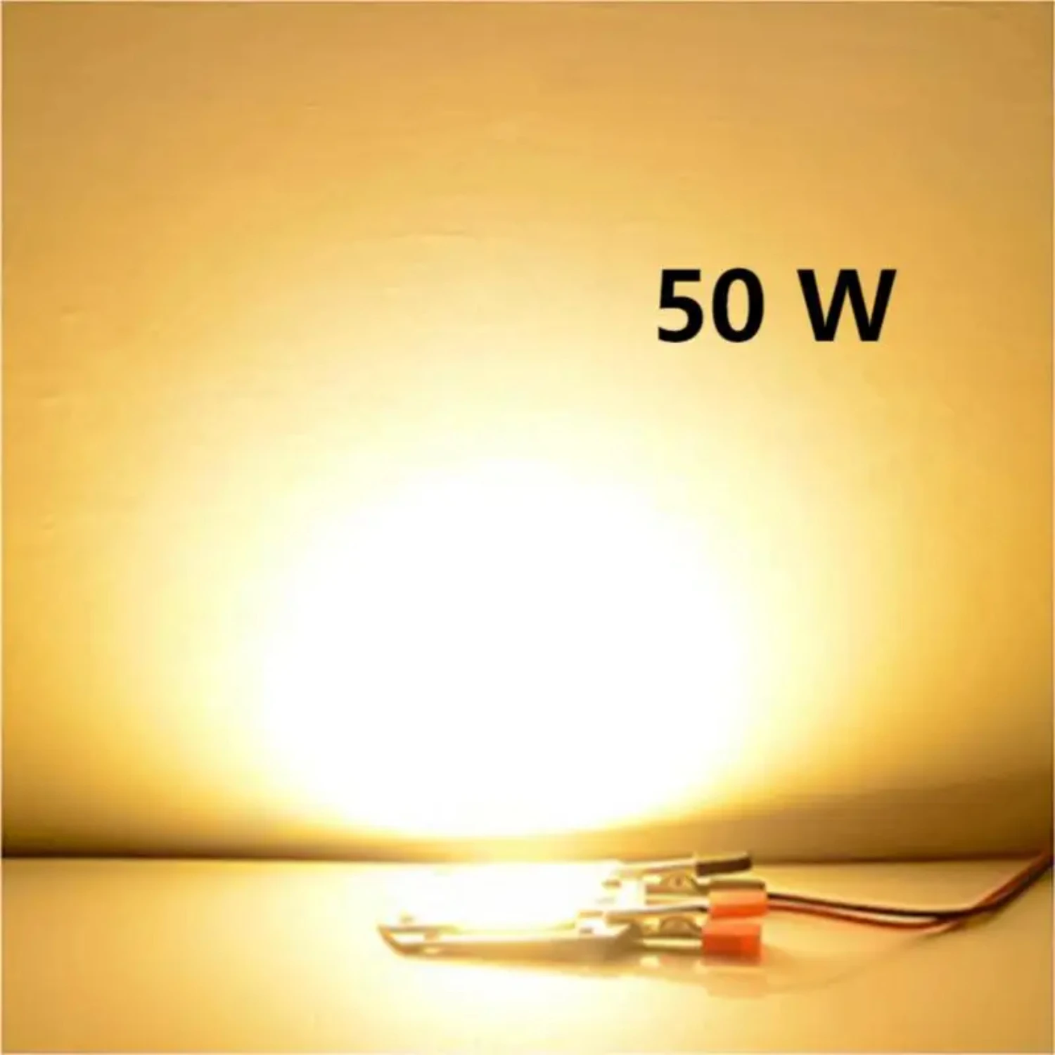 Perles de lampe COB 50 W, éclairage AC 220V 240V IP65 IC Intelligent sans pilote, budgétaire, puce extérieure, bricolage