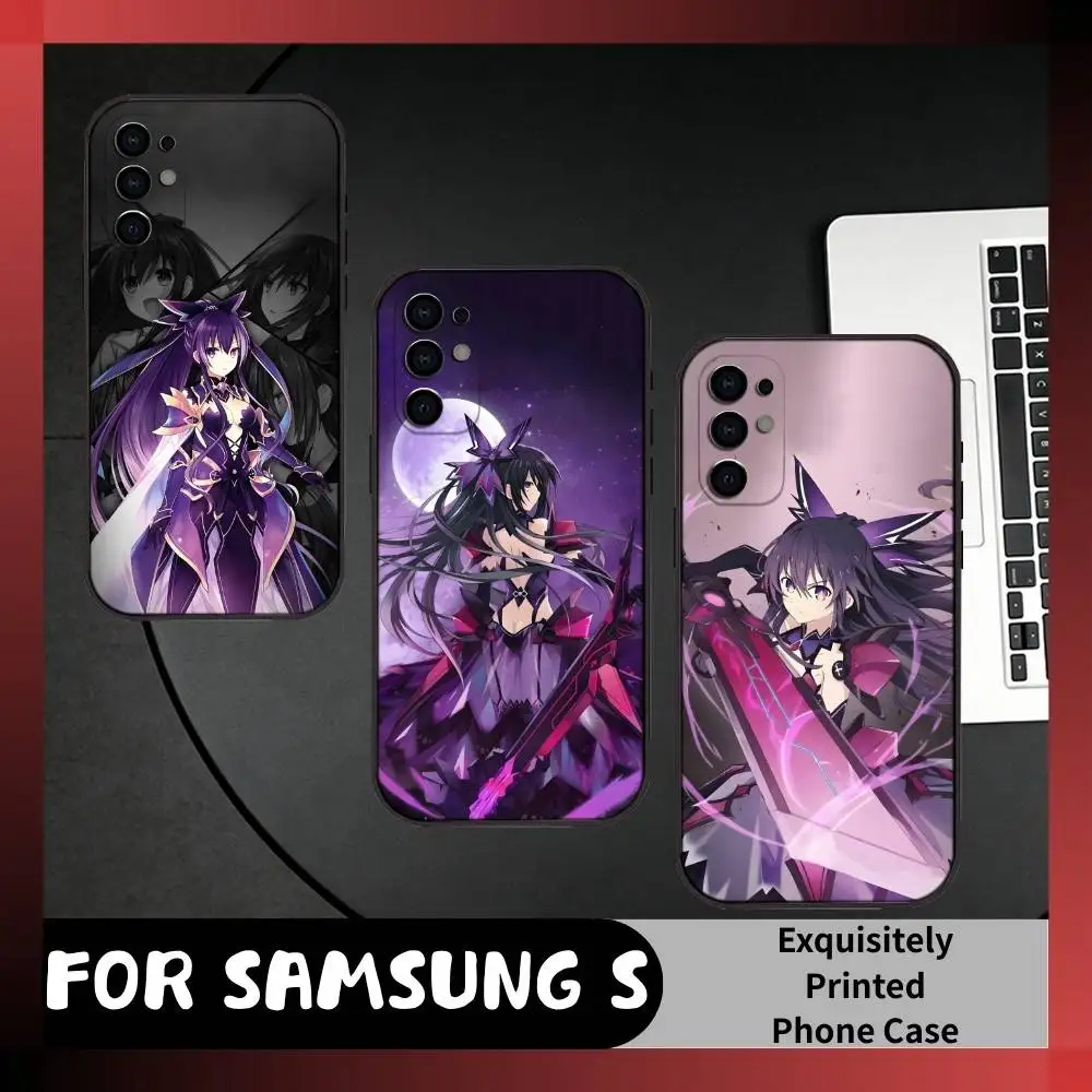 

T-Tohka Form D-Date-a-Live Phone Case For Samsung S25,S24,S21,S22,S23,S20,Ultra,S26,Plus,Fe,Note,5G Black Cover