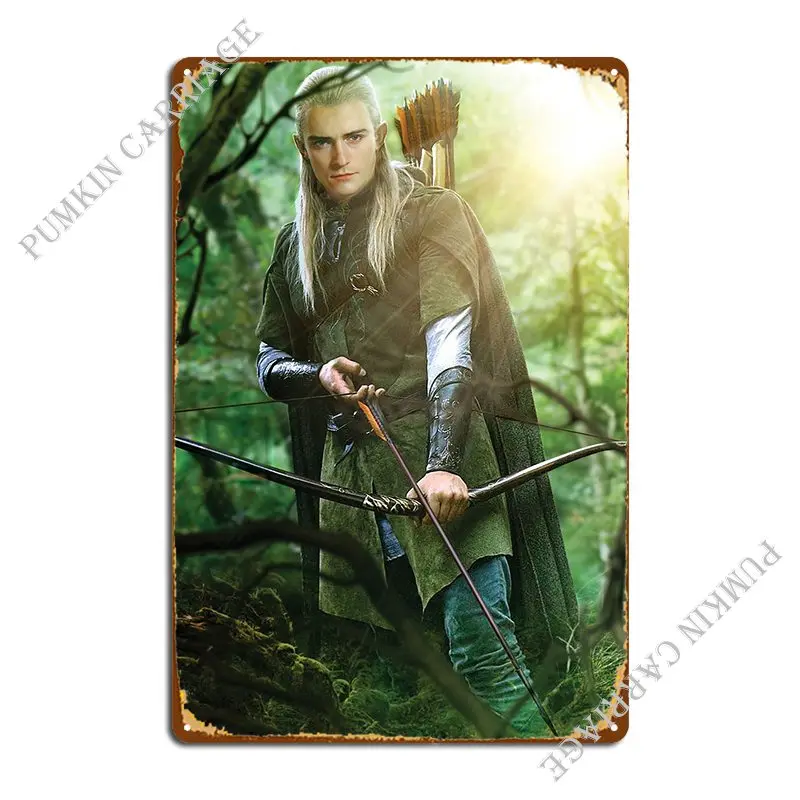 Legolas Metal Sign Plaques Custom Party Create Cinema Wall Decor Tin Sign Poster