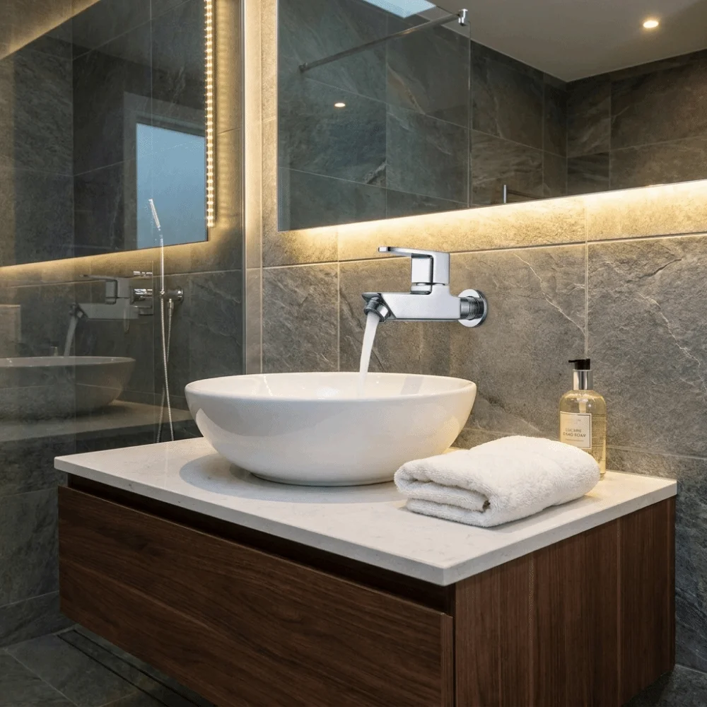 Zinc Alloy Material Zinc Alloy Water Tap Anti-Rust Performance Wear-Resistant Performance Electroplated Tap Quick Open Design