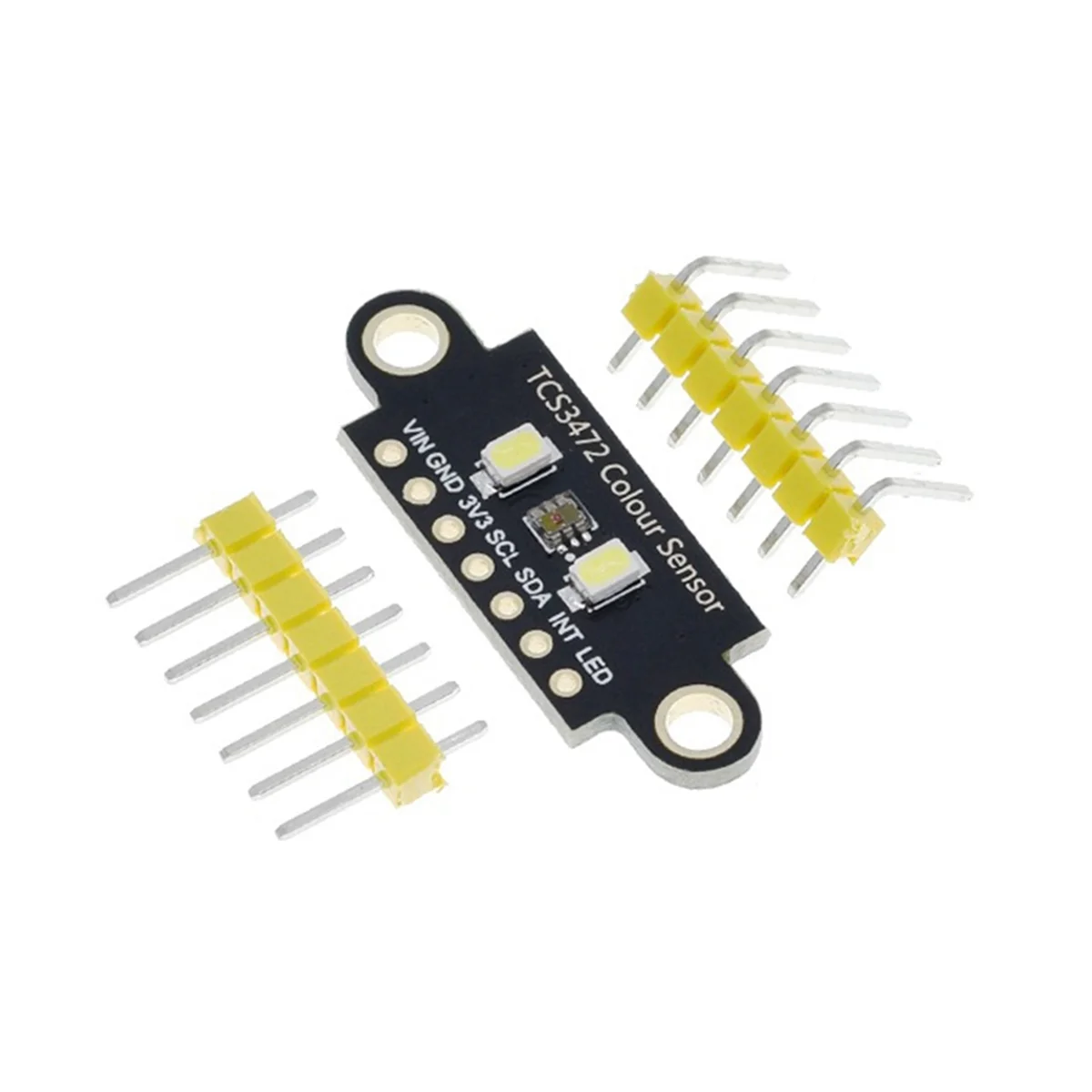 TCS34725 Color Sensor TCS3472 RGB Sensor Recognition Module RGB Development Board IIC for Arduino STM32,Double Hole