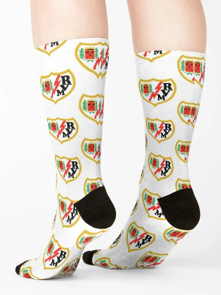 جوارب Rayo Vallecano Toe الرياضية للصيف والشتاء الدافئ القصيرة للسيدات للرجال #4