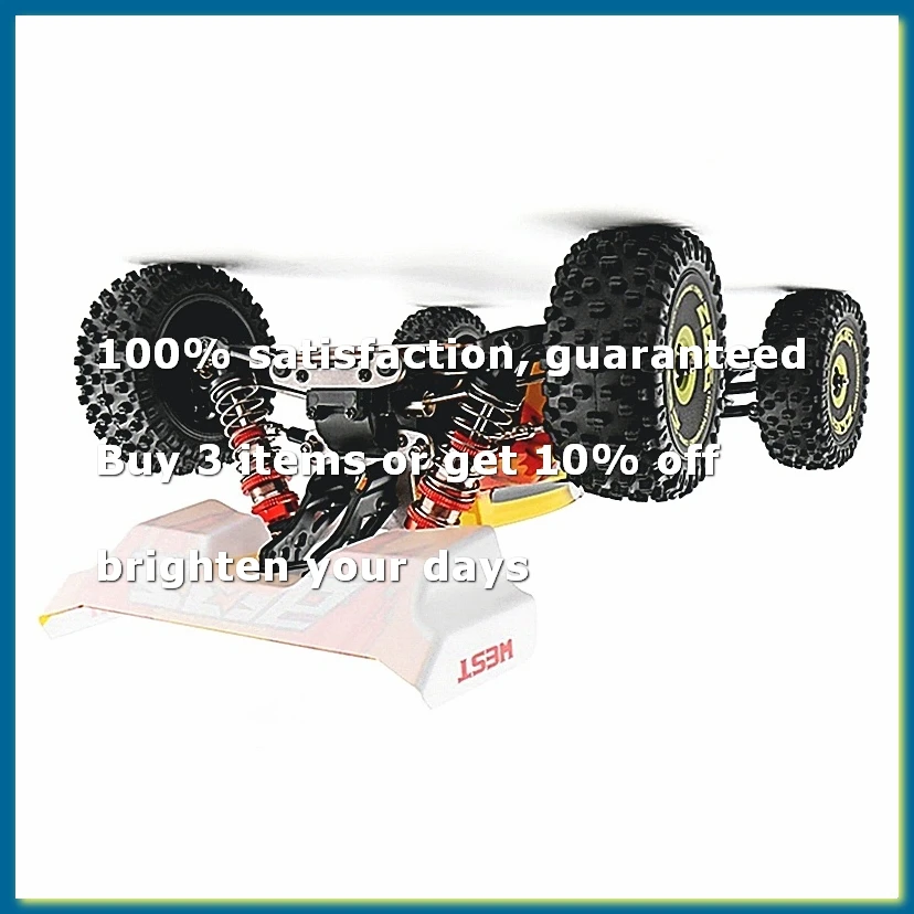 ●4Pcs Front and Rear Wheel Tire Tyre for 144001 144010 124016 124017 RC Car Upgrade Parts Spare Accessories