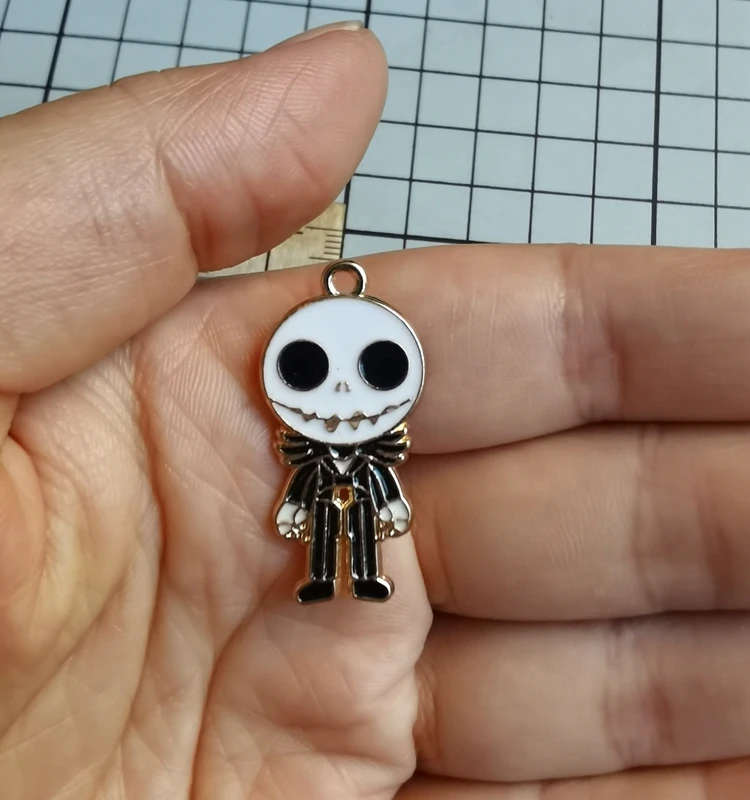 

10PCS cartoon Nightmare Before Christmas Pendant DIY Jewelry Necklace Earrings Bracelet Jewelry Earring Charms
