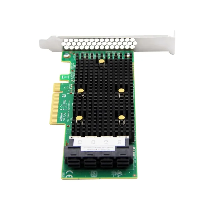 Broadcom LSI 9400-16i SAS/SATA/NVMe HBA Controller Card PCIe 3.0 x8 12Gb/s 16-Port SFF-8643 IT Mode
