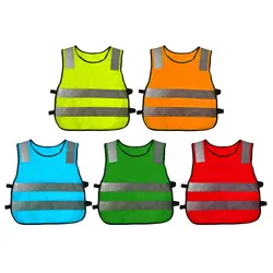 High Visibility Kids Reflective Vest Jackets Vest Students Boys