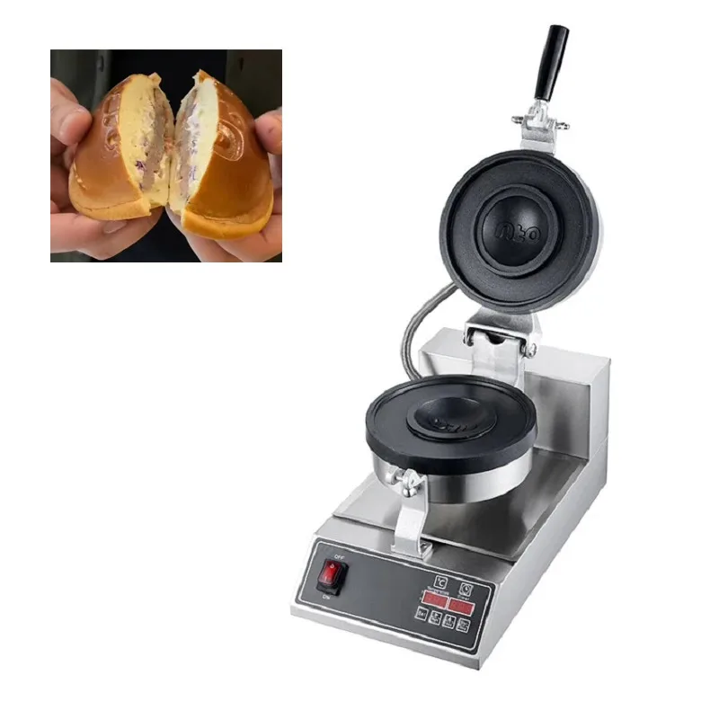 

Commercial Use UFO burger press machine digital sandwich maker non-stick pan