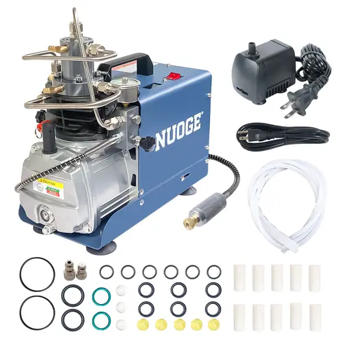 NUOGE 300bar 4500psi AUTO-STOP High Pressure PCP Compressor Electric Air Pump