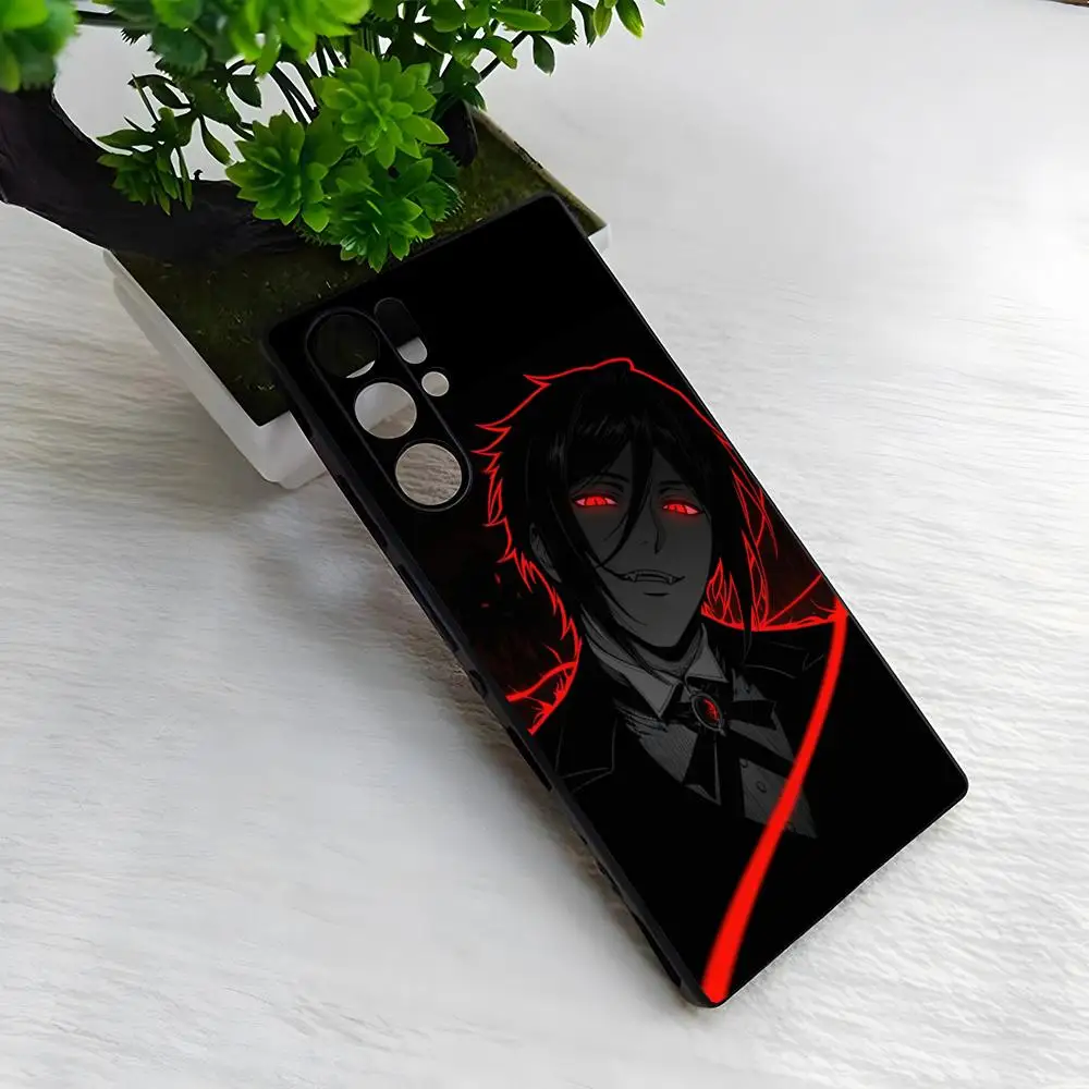 Japanese Anime Black Butler Phone Case For Samsung S26 Ultra S25 Edge Ultra S23 S22 S21 S20 Ultra Plus S24 Fe Cover