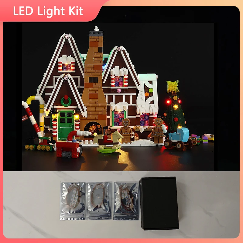 LED Light Set For 10267 Gingerbread House compatible 19075(Only LED Light, NOT Include The Model Bricks)