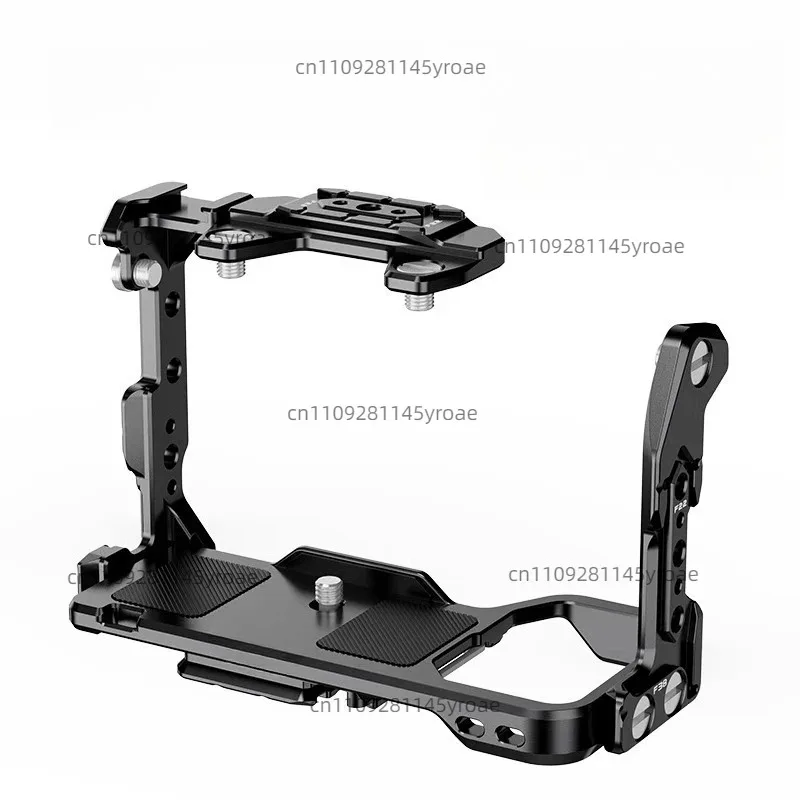 Cage‑Free Black Camera Frame for Sony FX3/FX30,Quick Horizontal/Vertical Shooting Support Bracket