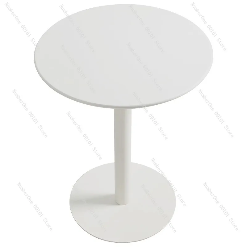 Milk Tea Shop Small Round Table and Chair Set,Nordic Style Dessert Table, Coffee Shop Iron Art Table,Simple Commercial Furniture