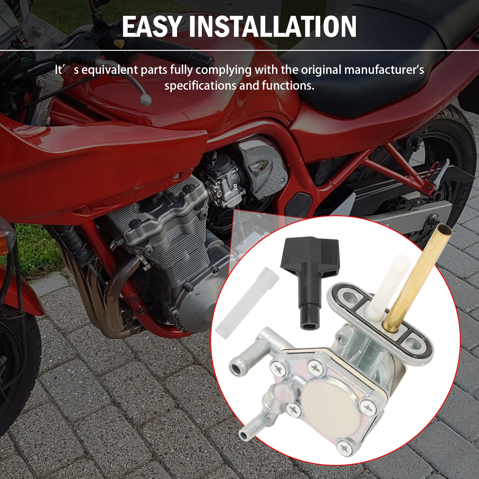 

44300-26E00 топливный кран для GSF60/GSF600/GSF600S/GSF1200 Bandit GSF1200S Bandit S переключатель топливного крана мотоциклетный клапан 44300-26E01