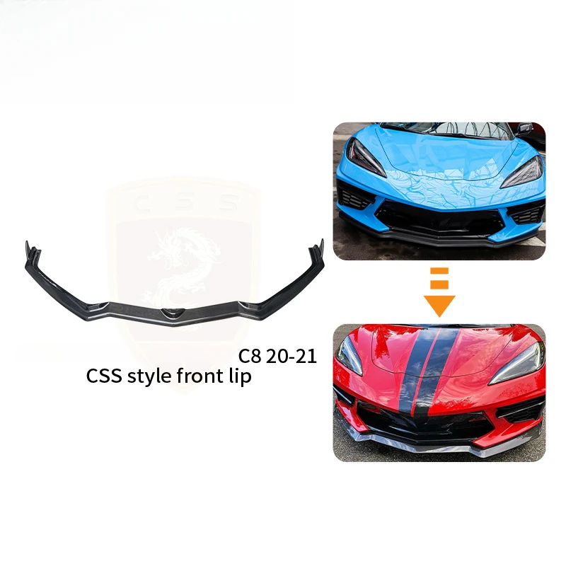 Best Choice OEM Style Carbon Fiber Front Bumper Lip Kit for Sports Coupe Off-Road Lightweight Exterior Upgrade