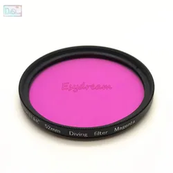 52mm 58mm 67mm Waterproof Magenta Purple Filter for Diving Underwater Camera Gopro Xiaomi Yi Sjcam Color Conversion 67 58 52 mm