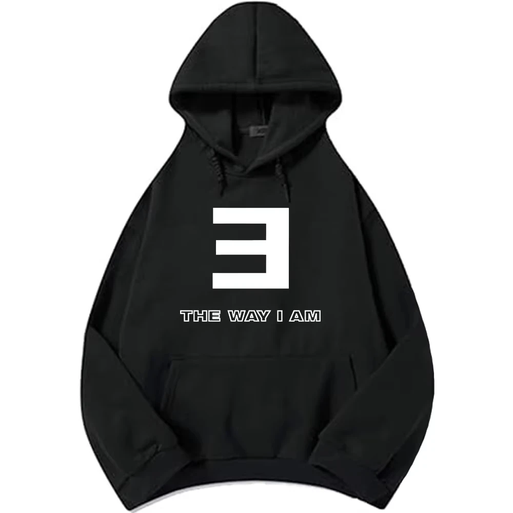 The Way I Am Felpe con cappuccio Eminem STANS Moda Felpa maschile Manica lunga Autunno Pullover in pile Con cappuccio Abbigliamento donna uomo Unisex