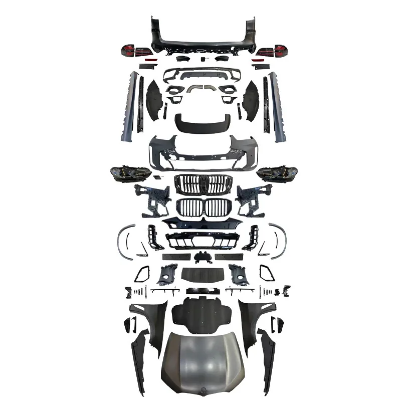 Suitable for BMW X5 Old to New F15 to 23 Model X5 M Tech Front Rear Bumper Headlight Taillight Hood Full Body Kit