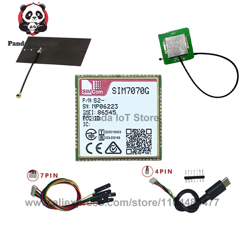 

SIMcom SIM7070E NBIOT CATM LPWA Основная плата LPWA+GSM+NBIOT+CATM+B31 Последовательный порт TTL SIM7070E