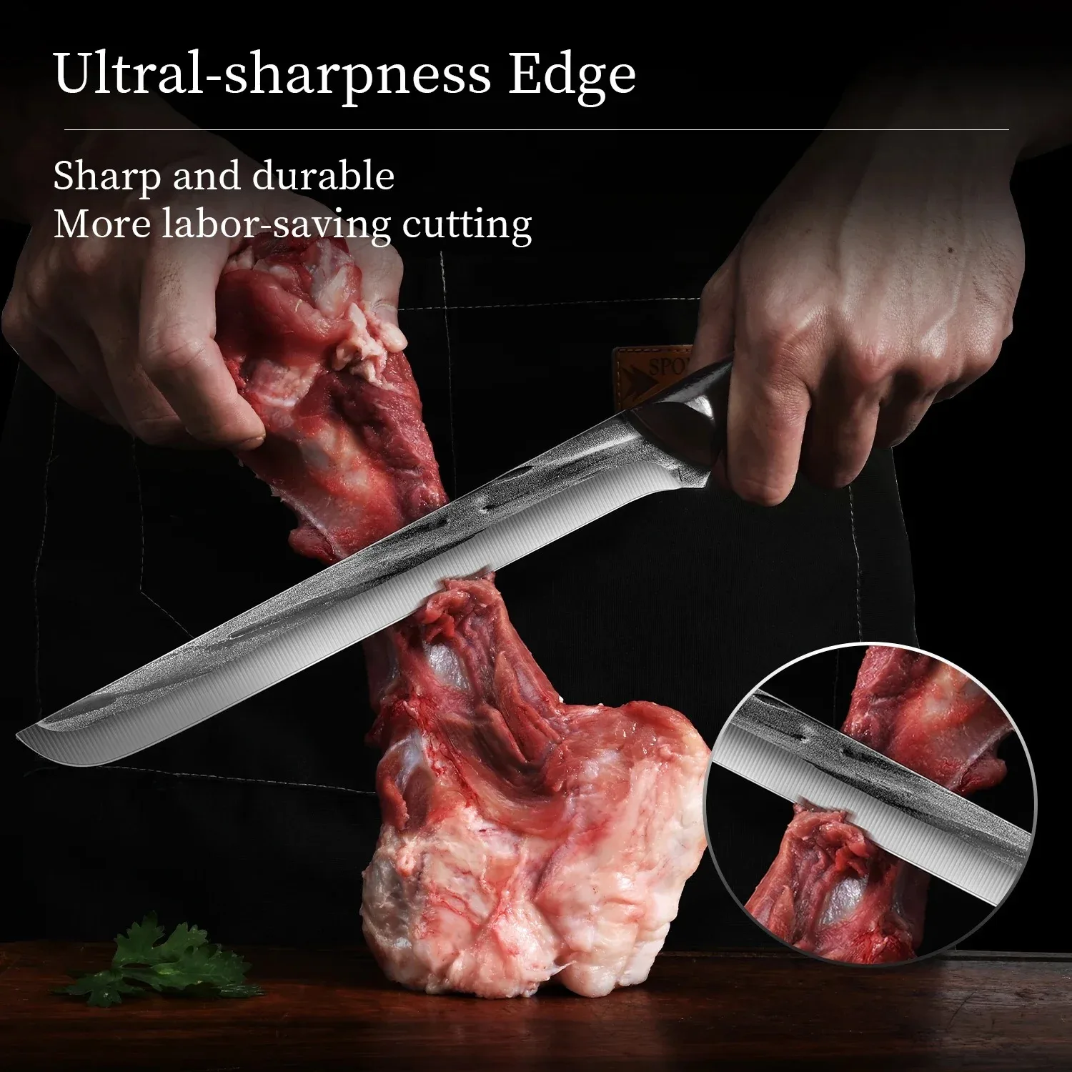 PLYS-Forged multifunctional kitchen knife household fruit shaving boning meat cutting high-grade with sheath small kitchen knife