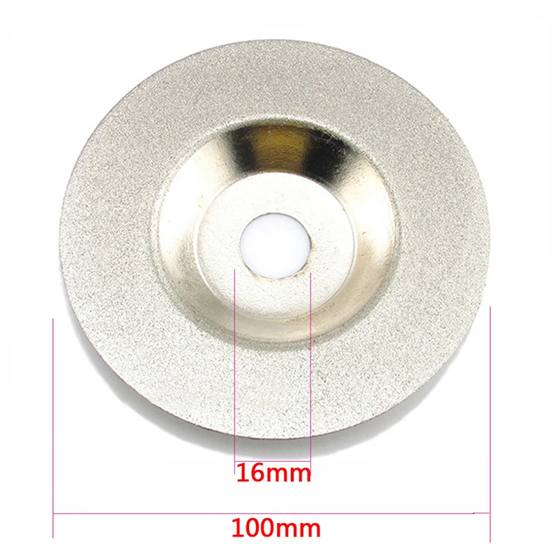 100mm Diamond Grinding Wheel Polishing Pads Disc Grinder Cup Dremel Angle Grinder Rotary Tool Whetstone Grinding Stone Glass