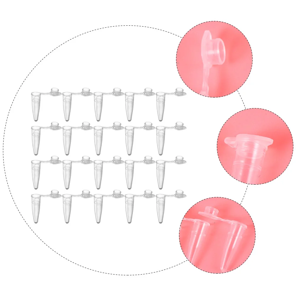 Plastic Micro Test Tube, Snap Cap, Cone Bottom, Centrifuge Tube, Sample Vial Container, School Laboratory Instrument