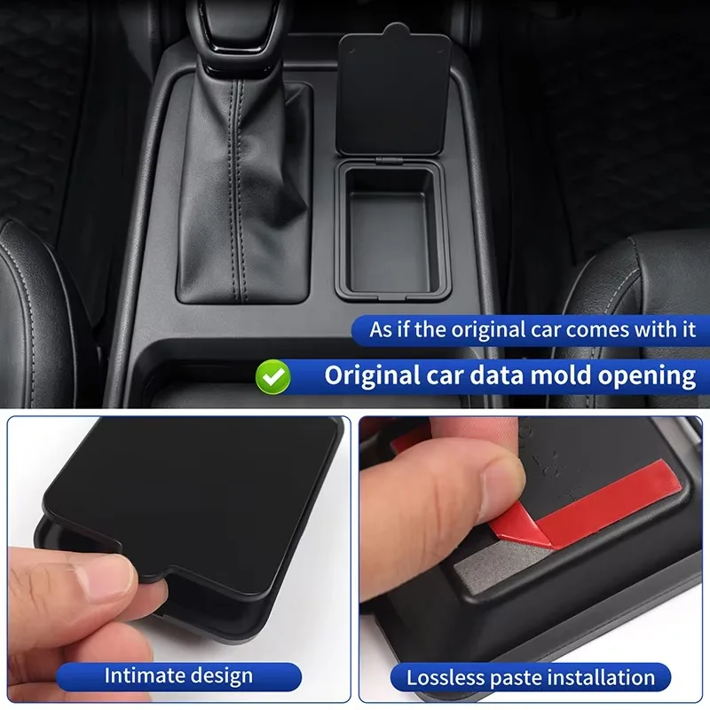 BOMP For Toyota Hilux SR5 2026 Center Console Privacy Storage Box Hide Personal Items Car Interior Organizer Automotive Accessor view 5