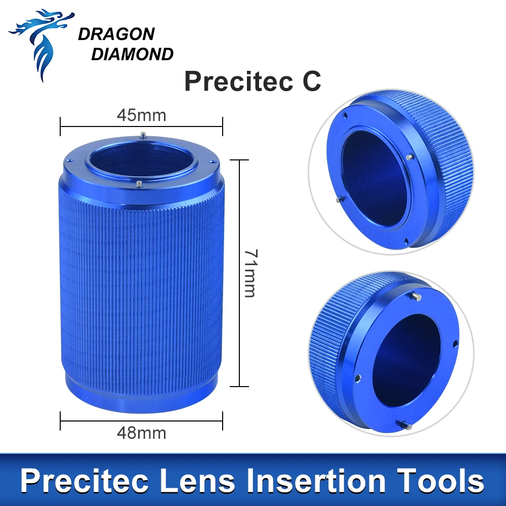 Precitec Laser Lens Insertion Removal Installation Tools A/B/C Type Focusing Collimating Lens Laser Cutting Machine Parts