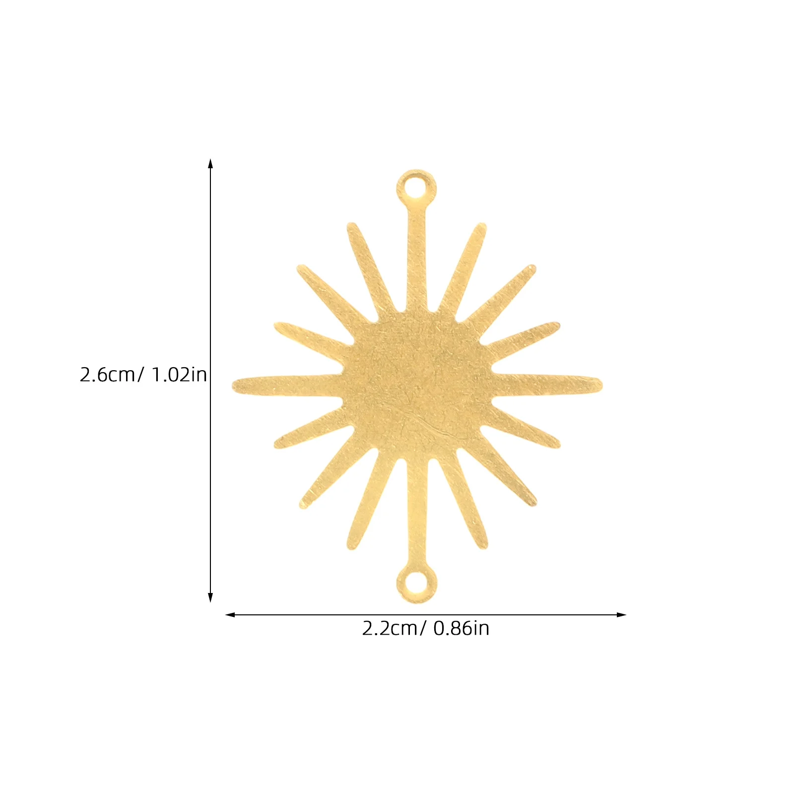 50Pcs Sunflower Jewelry Pendant Charms Creative DIY Craft Accessories for Necklace Bracelet Keyring Scrapbook Decoration