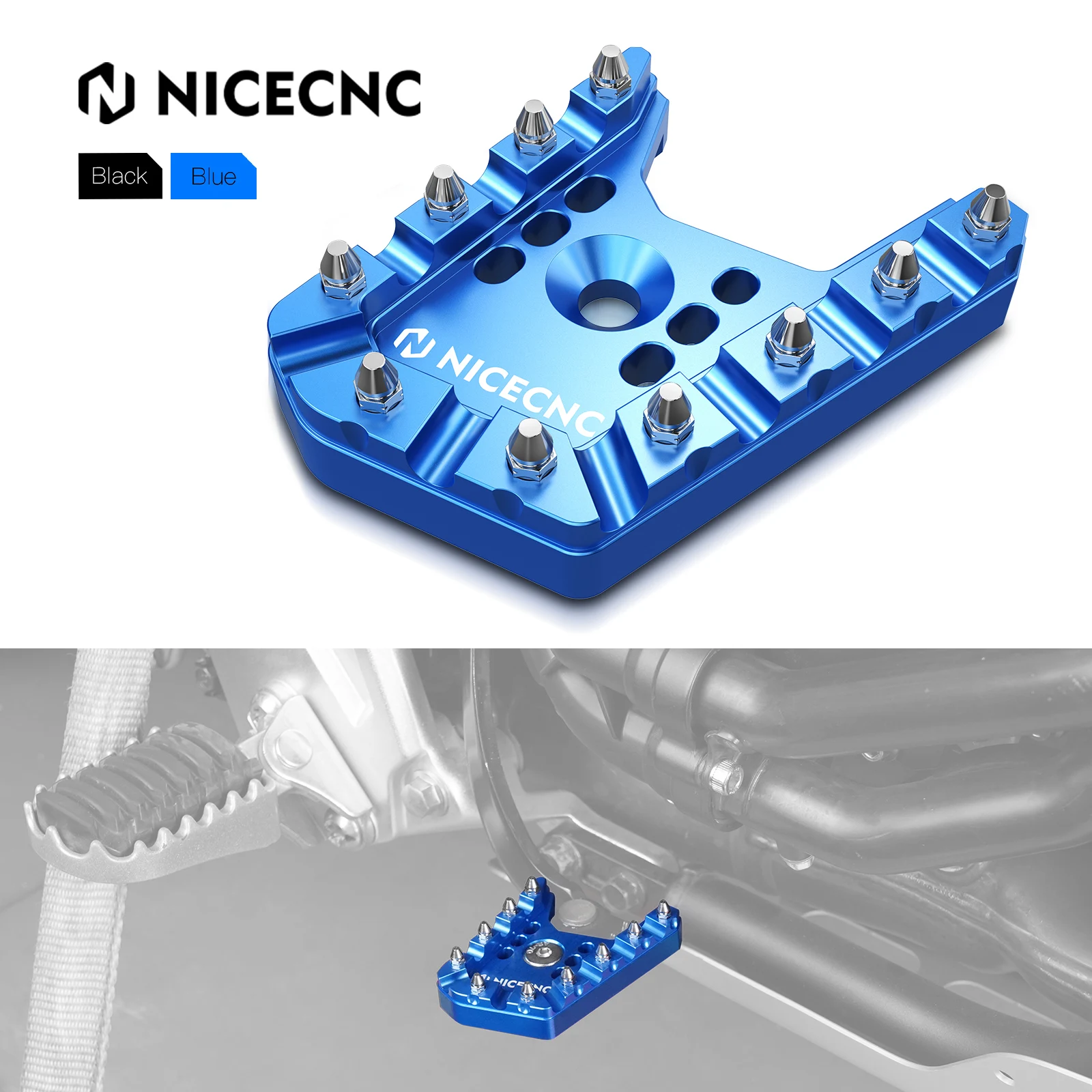 NICECNC Brake Lever Pedal Extender for Yamaha Tenere 700 /XTZ700 2019-2024 700 Rally Edition 2020-2024