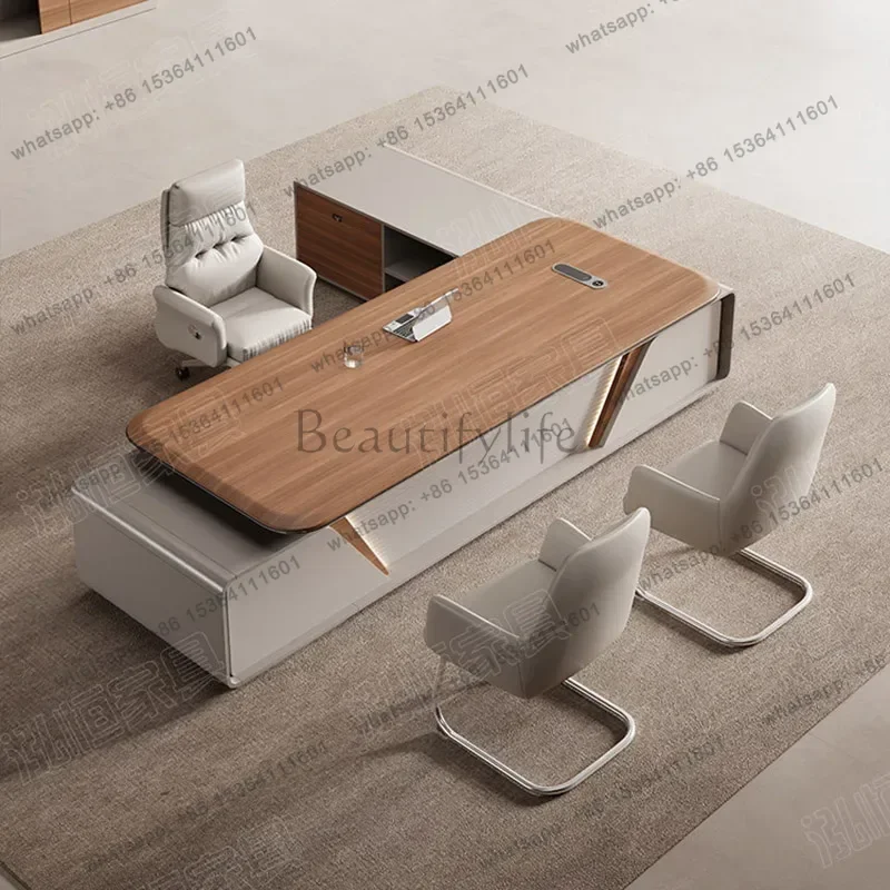 PG European Aesthetic Office Desk Computer Display Design Reception Office Desk Modern Executive Escrivaninha Trendy Furniture