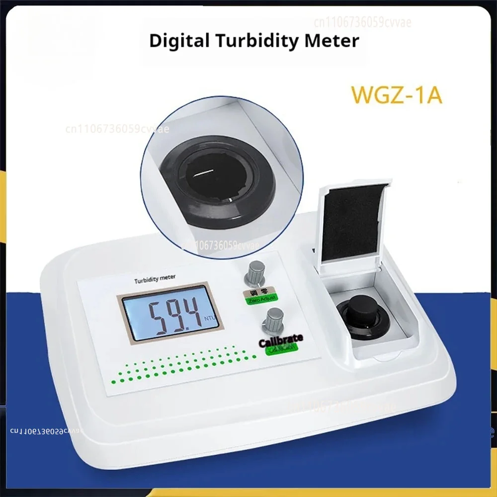 WGZ-1A Benchtop Digital Turbidity Meter 0-200 NTU Laboratory Scattering Light Nephelometric Water Quality Tester