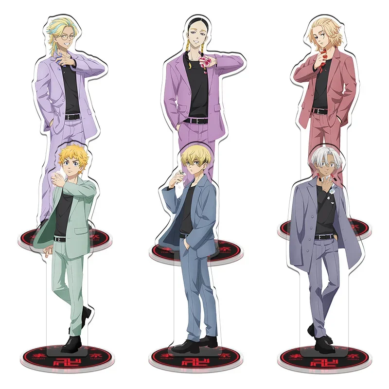 Tokyo Revengers Acrylic Stand Manjirou MiKey Model Doll  Ryuuguuji Ken Takemichi Chifuyu Keisuke Takashi Action Figure Toy Gift