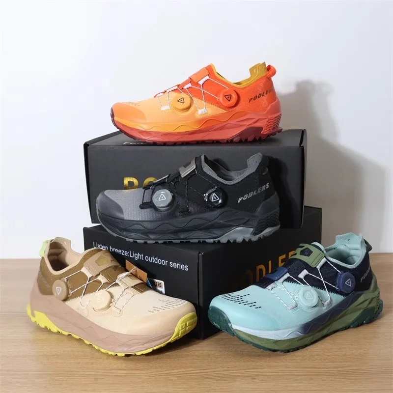 

Original brand comfortable wide last anti-slip hiking shoes for both men and women, designer quick-lacing outdoor hiking shoes