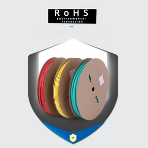 Tüp-tutkalla ısıyla daralan çift cidarlı, 1, 3:1, maks. 1,6, 2,4, 3,2, 4,8, 6,4, 7,9, 9,5, 12,7, 15,4, 19,1, 25,4, 30, 39, 50 mm 6 Büyük satış-varil, çift cidarlı - №5