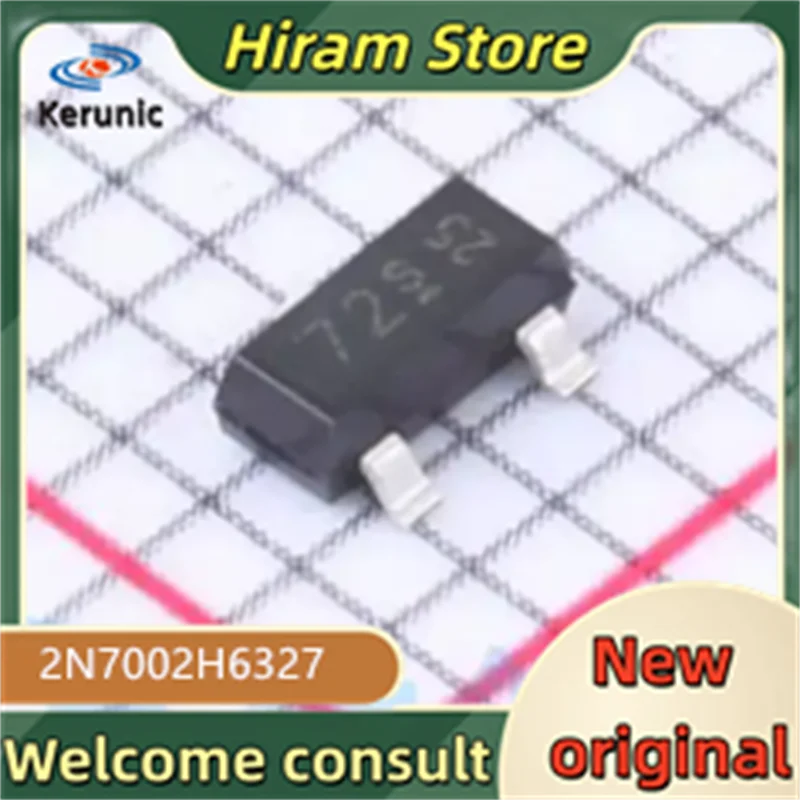 100PCS 72 New and Original 2N7002H6327 2N7002H 2N7002 H6327