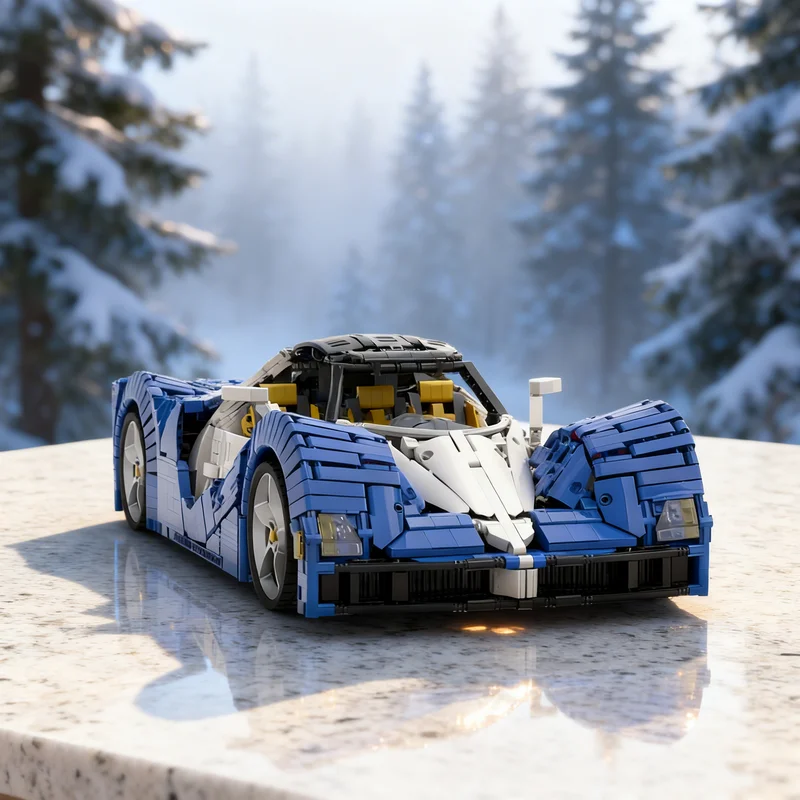 

5523pcs MOC Billionaire S Hypercar Technical Model Building Blocks Creative DIY Gift Display Decor Assemble Premium Adult Kids