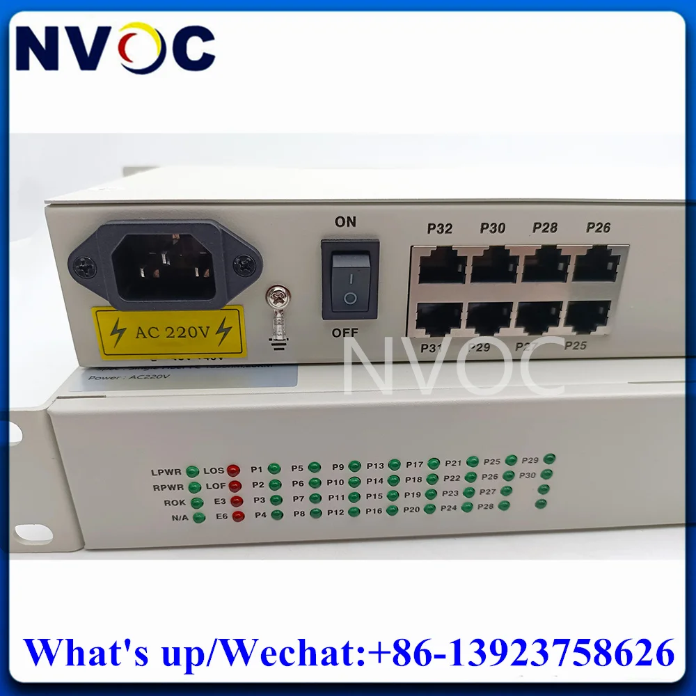 

30Ch Voice over Fibre+4 10/100M Ethernet+4E1 Ports Fiber PCM FXO/FXS Multiplexer,SM,SX,20KM,FC,Dual Power Supply,19Inch Rack