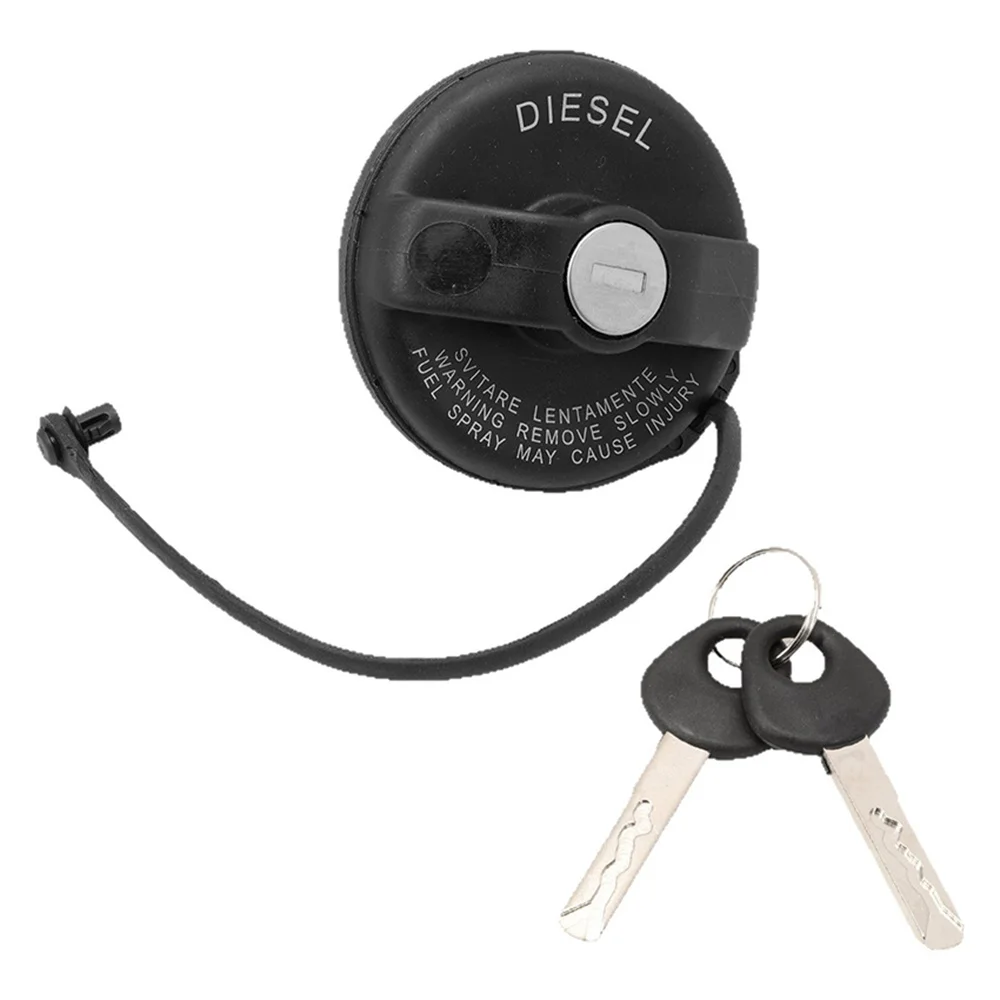 71802900 Fuel Tank Cap with Lock and 2 Keys  for Fiat Ducato Reliable Locking Fuel Tank Cap Auto Kit
