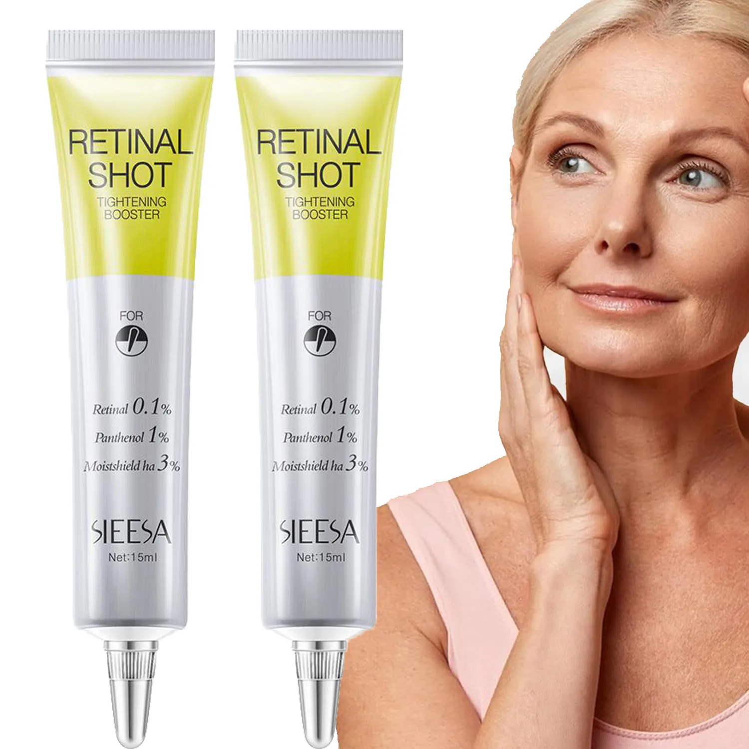 

Retinal Shot 0.1% Face Booster Eye Cream Moisturizing Firming Instant Removal Face Neck Wrinkle Korean Skin Care
