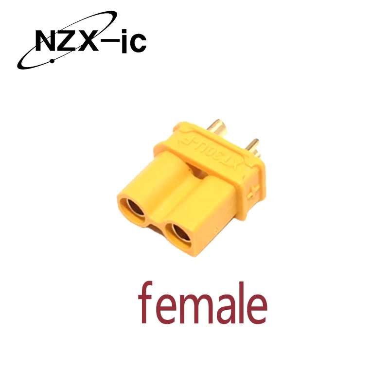 2PCS/LOT XT30U Plug, Amass Genuine Original Lithium Battery Plug, Hobby Motor Plug, Energy Storage   18AWG