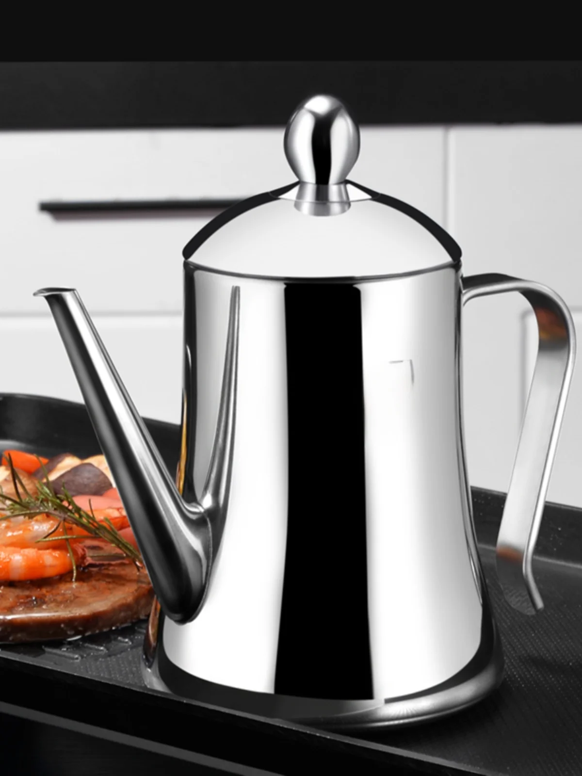 

Thiened 304, бутылка для масла из нержавеющей стали, большой размер, кухонные контейнеры для хранения, герметичная европейская кухонная утварь для дома