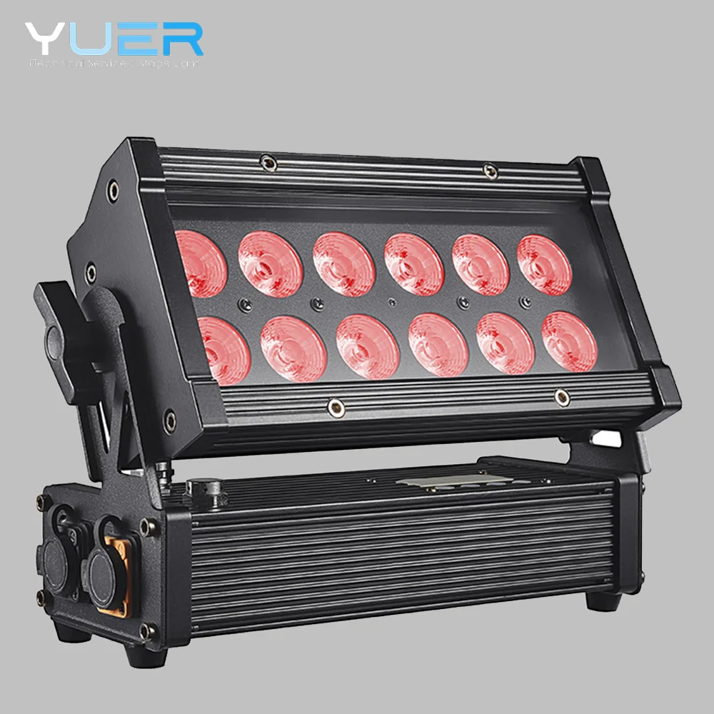 مقاوم للماء الاسمية ضوء 12x18 واط LED RGBWA UV 6in1 غسل الكاشف بطارية تعمل بالطاقة اللاسلكية APP DMX512 التحكم لشريط DJ ديسكو الطرف #4