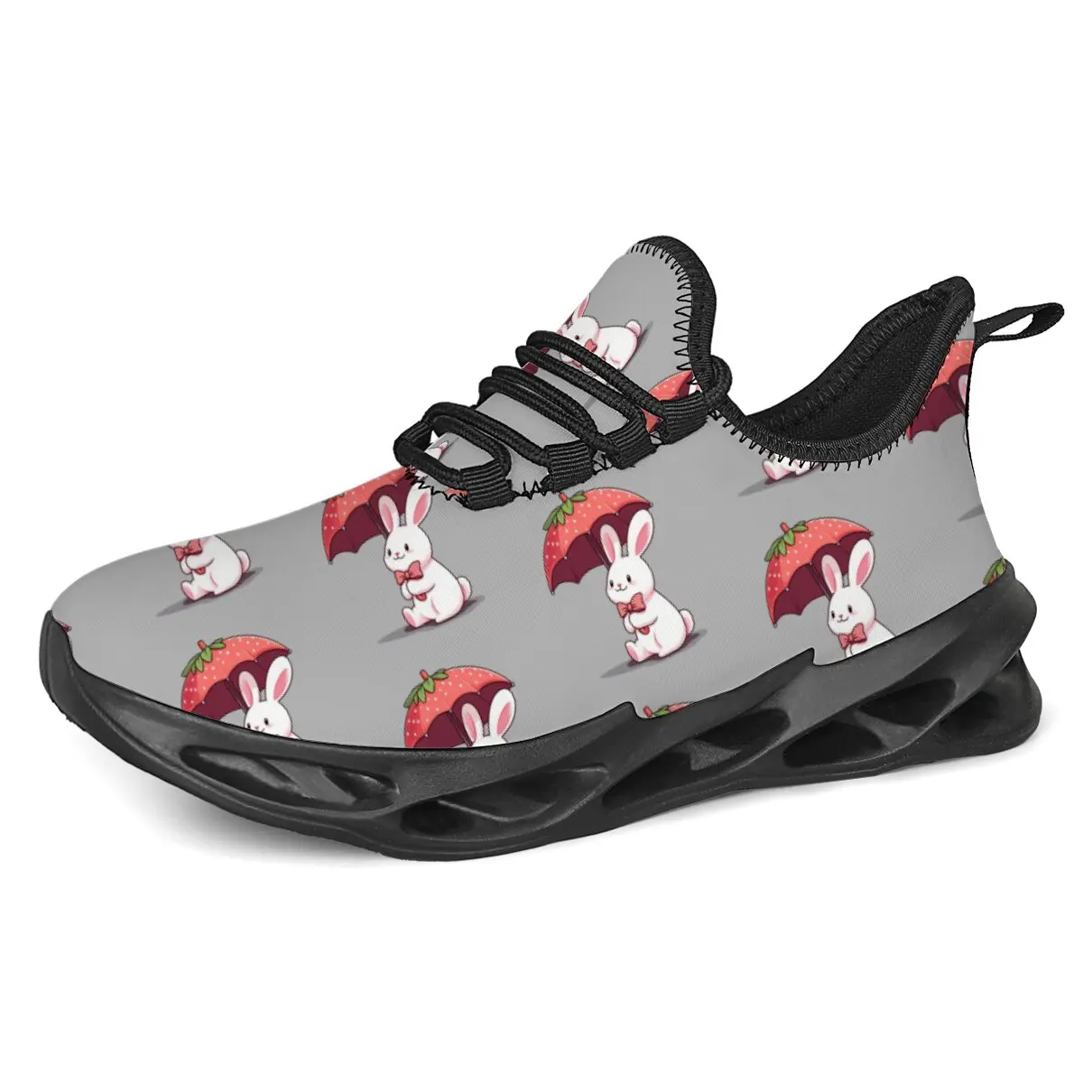 

Повседневная спортивная обувь для мужчин и женщин. Летняя дышащая сетчатая обувь на плоском каблуке. Мягкая двухцветная подошва на шнуровке с мультяшным дизайном.